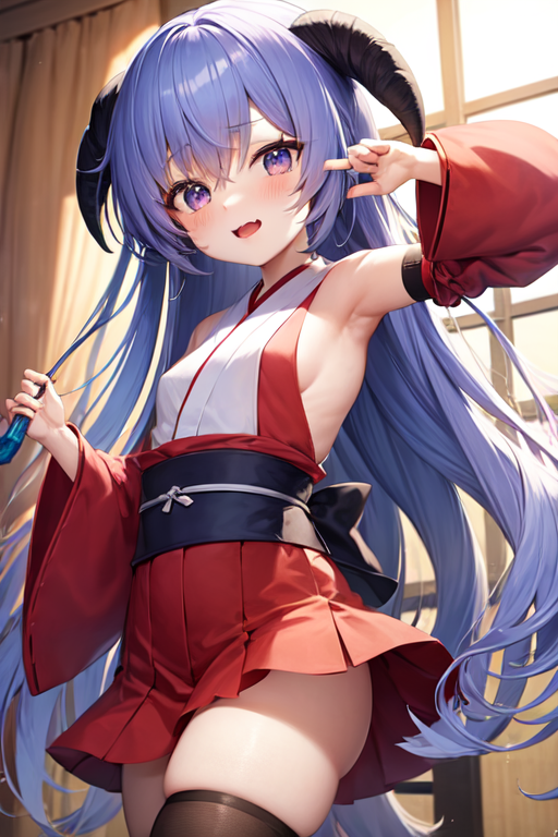 18089-3944185996-hanyuu, ((loli)), blush, long hair, Beautiful eyes, bangs, cowboy shot, standing, (