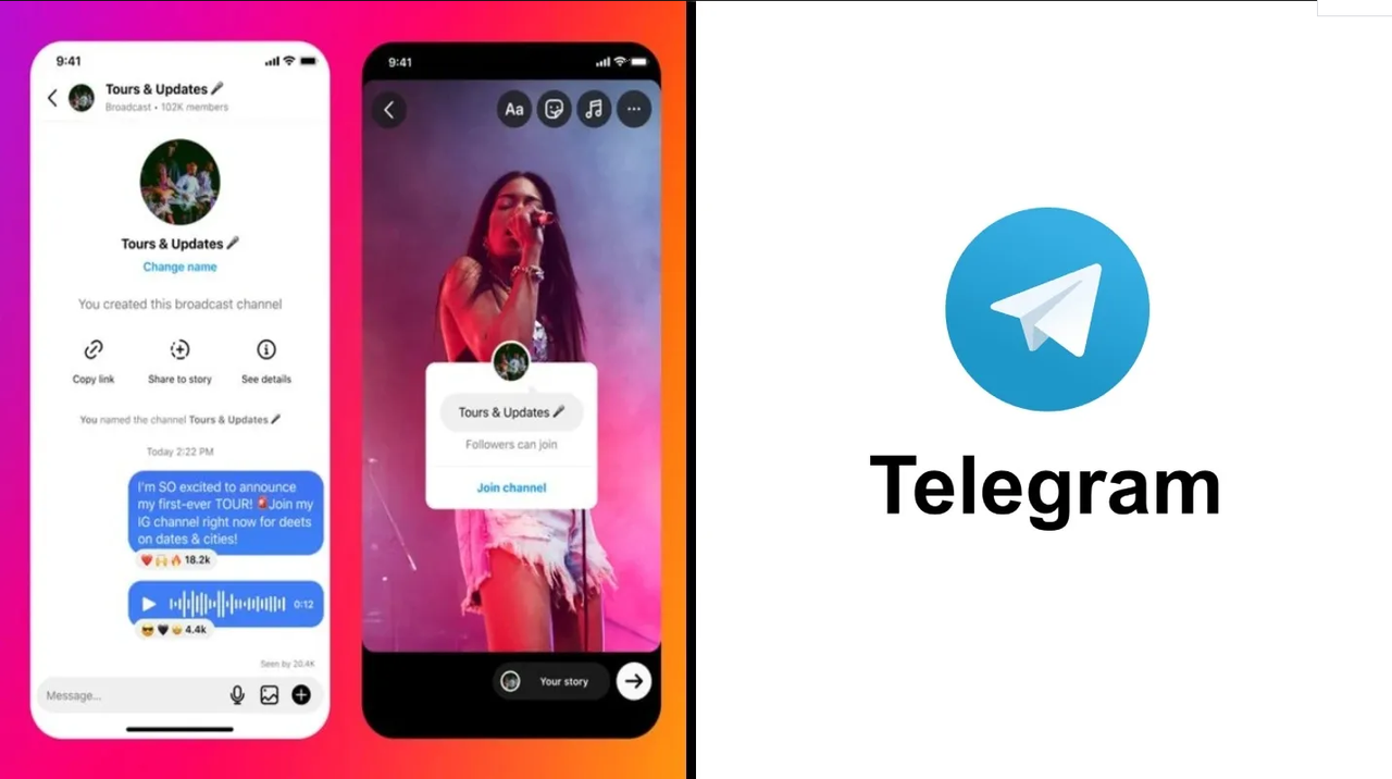Instagram copia una de las funciones principales de Telegram, conócela aquí