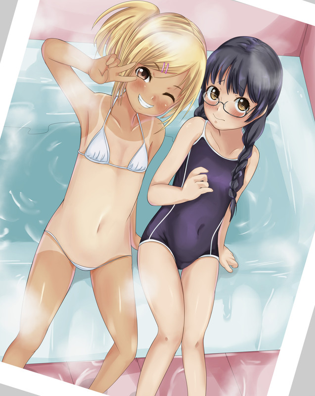 Forum Image: https://i.postimg.cc/tRxg63r7/yande-re-584276-bikini-bullseye1203-loli-megane-school-swimsuit.jpg