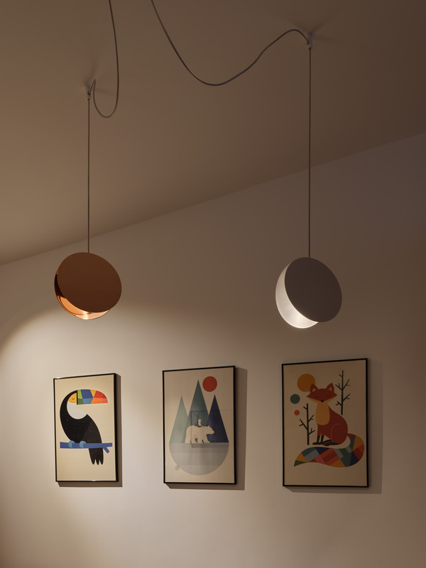 Lighting detail in Berlin penthouse