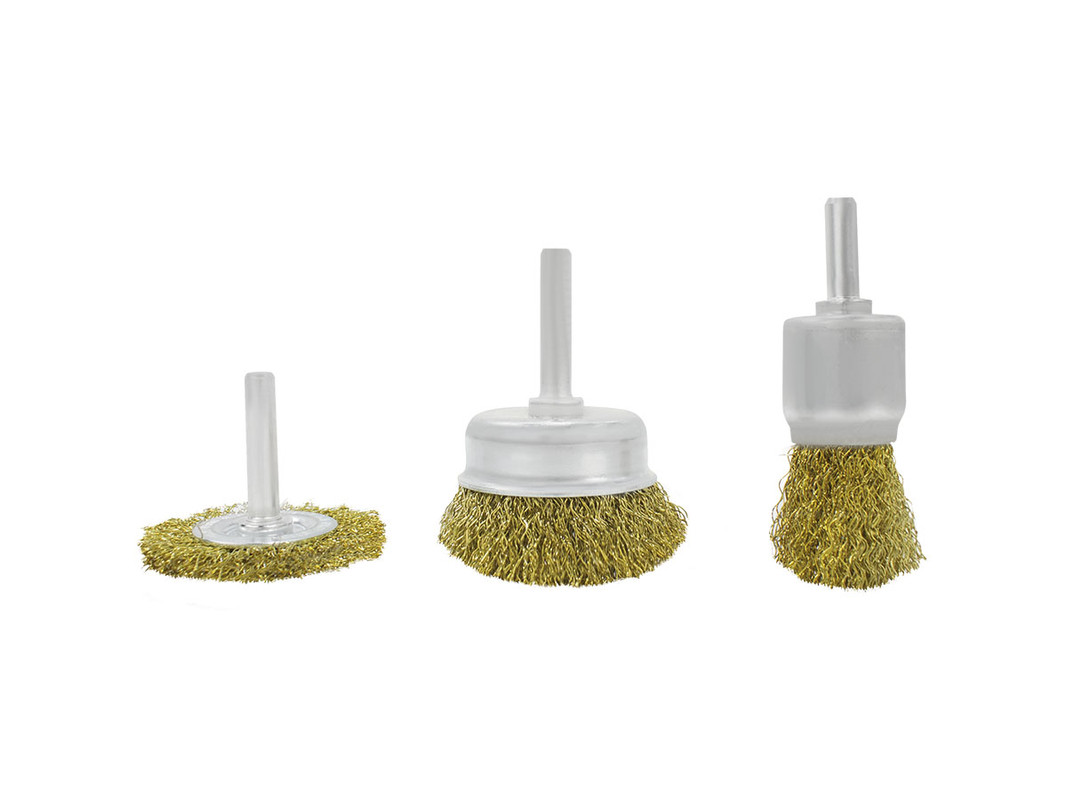 JUG. ESCOBILLA P/TALADRO 3PCS KAMASA