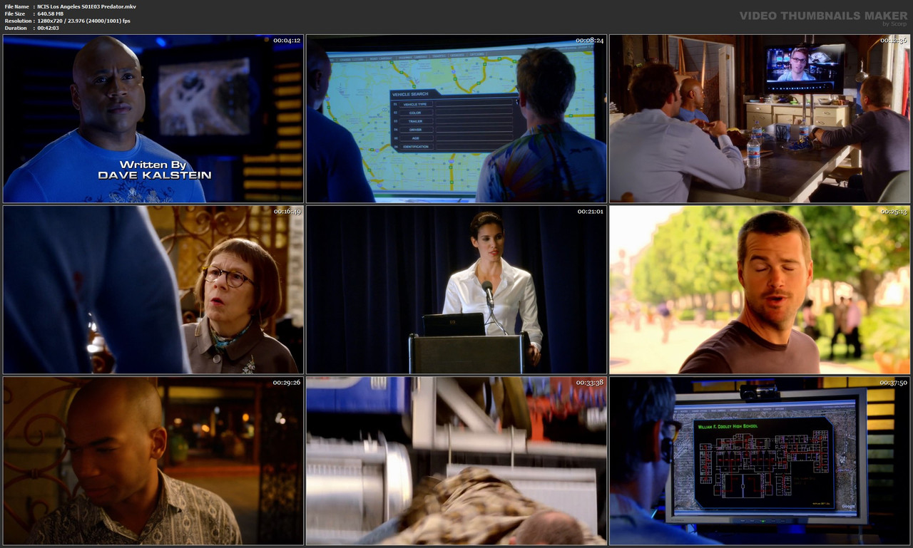 NCIS Los Angeles S01E03 Predator.mkv