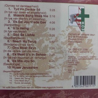 Johnny Fourie: Vrede : CD