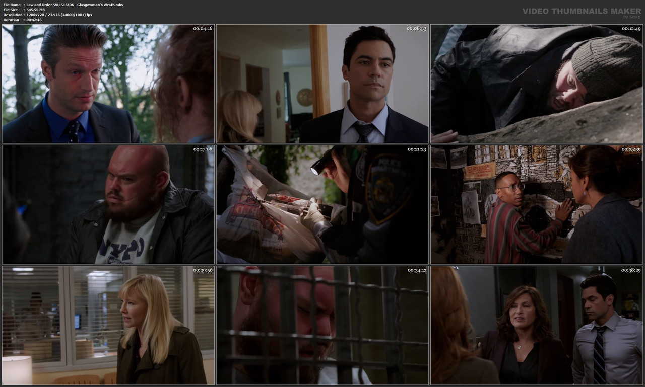 Law and Order SVU S16E06 - Glasgowman's Wrath.mkv