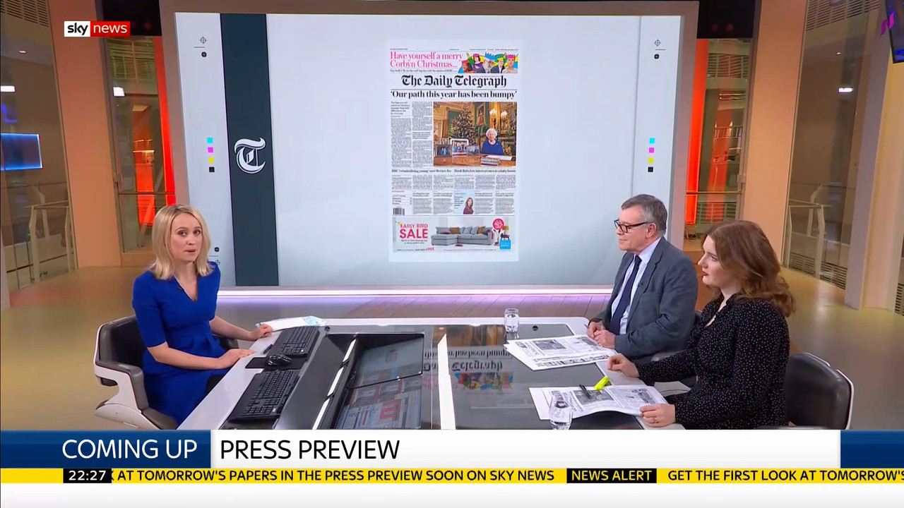 23 December - 22.00.00 - Sky News. All the latest news from Sky 