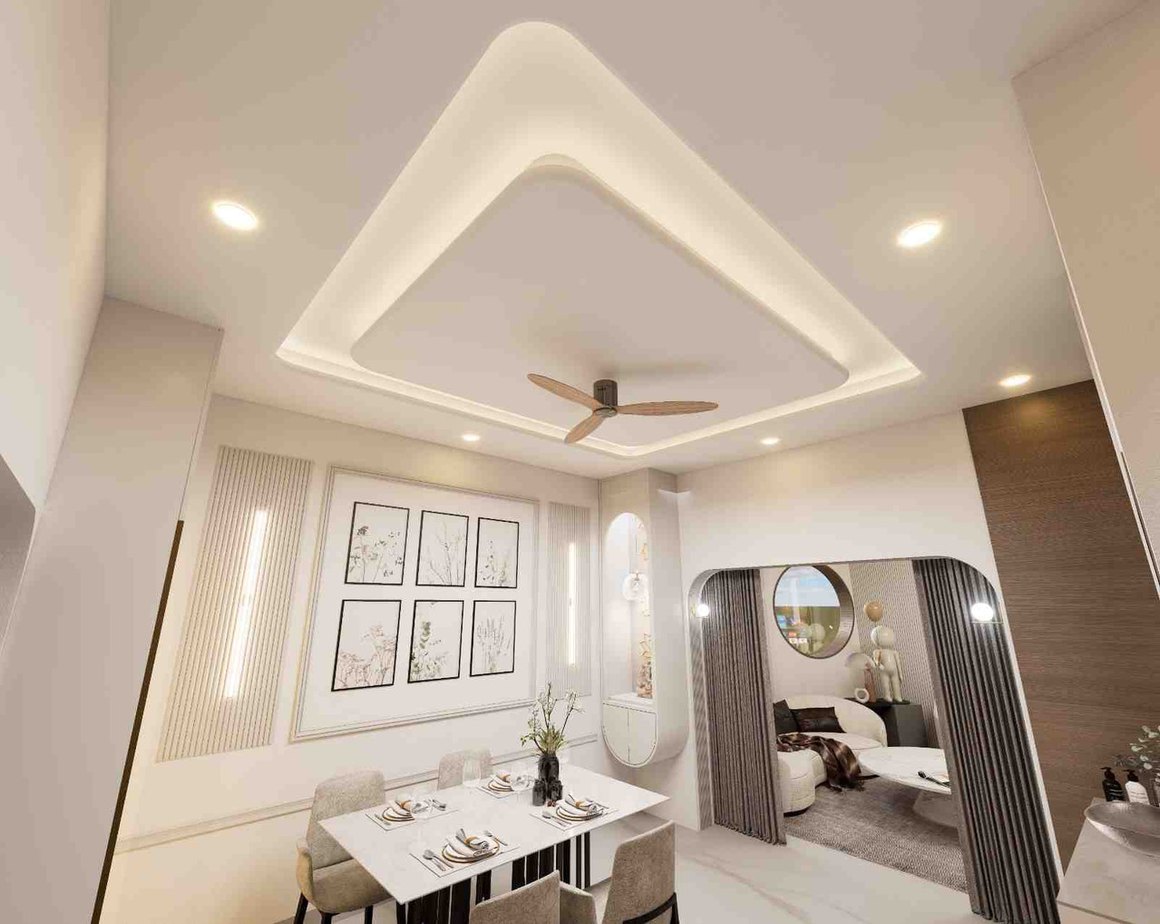 Interior project plate 016 — false ceiling detailing in Mumbai