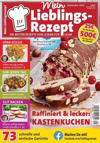 Mein Lieblingsrezept Magazin No 09 September 2022
