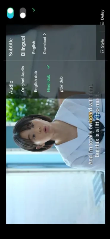 MovieBox Subtitle Selection