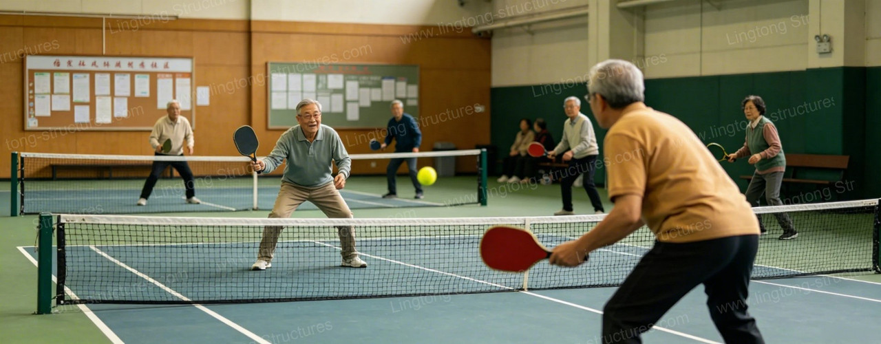 Pickleball Tent - Modular All Weather Pickleball Court Facility