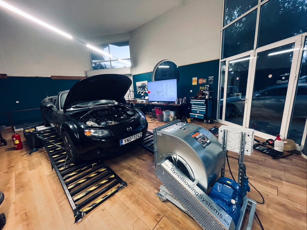 Mazda MX5 NC dyno tuning 2.5 swap