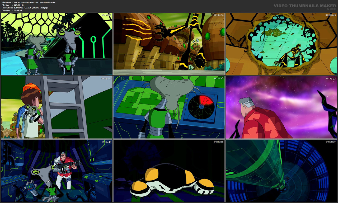Ben 10 Omniverse S01E04 Trouble Helix.mkv