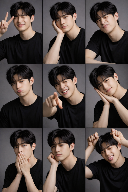 Lưới ảnh dán 3x3