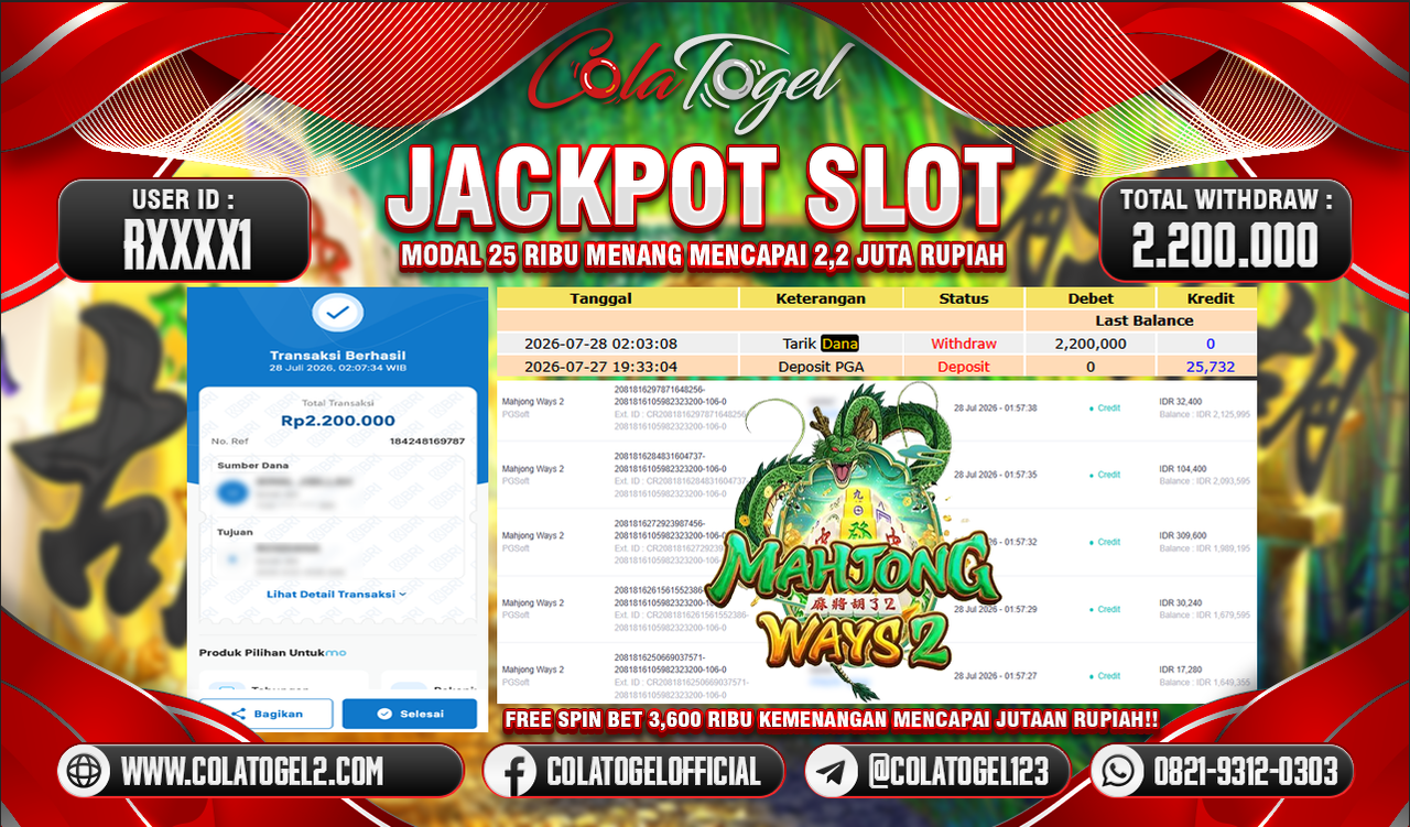 JACKPOT SLOT GACOR!!