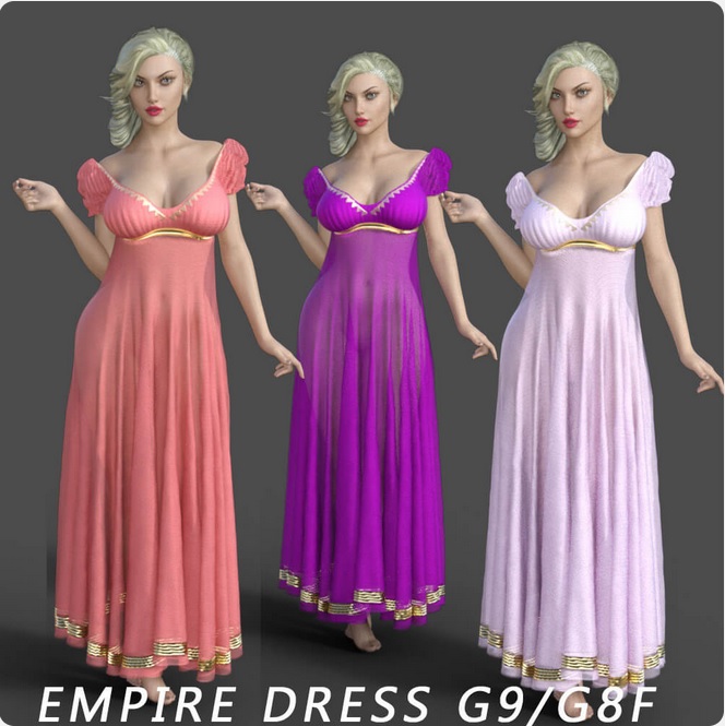 dForce Empire Dress G9/G8F