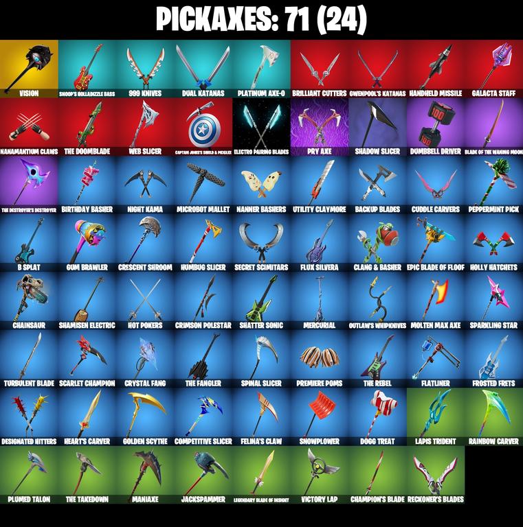 pickaxes comp