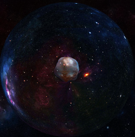 3D Space Globe canvas rendering