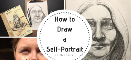 Draw A Self Portrait in Graphite