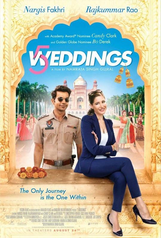 5 Weddings (2018) Hindi Full Movie HDRip 400MB ESubs