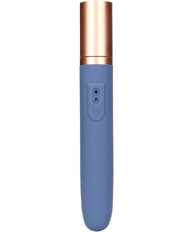 loveline travel 2 in 1 vibrator vial for lubricant 1