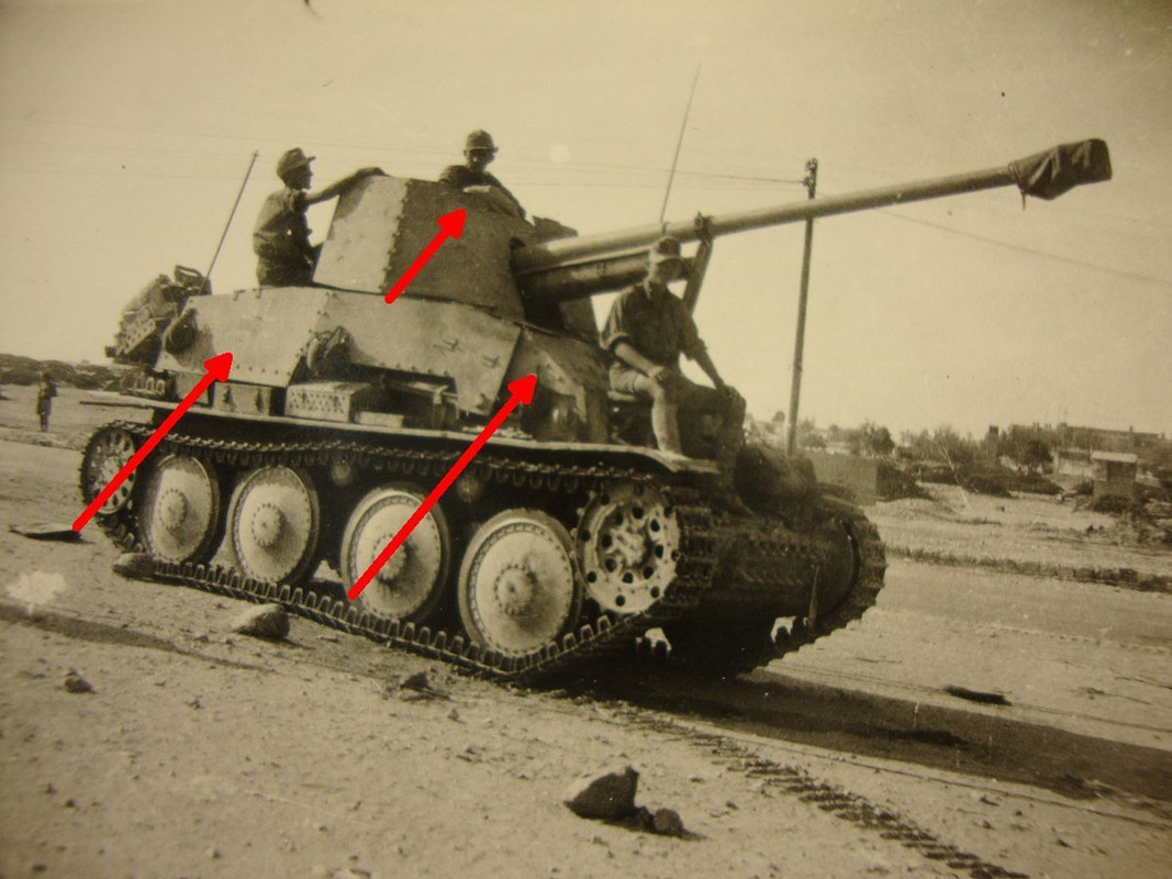 , Sd.Kfz. 139, Panzerjäger 38t, Marder III in Af