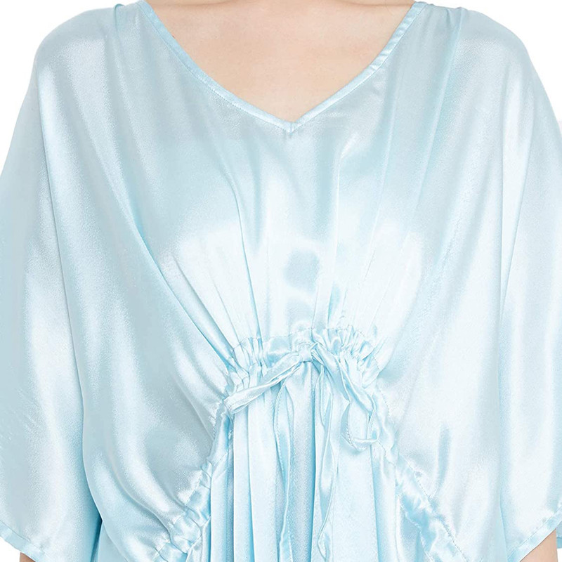 Women Satin Silk Nightdress Lingerie Sleepwear Nightgown Maxi Robe Loungewear - Picture 36 of 125