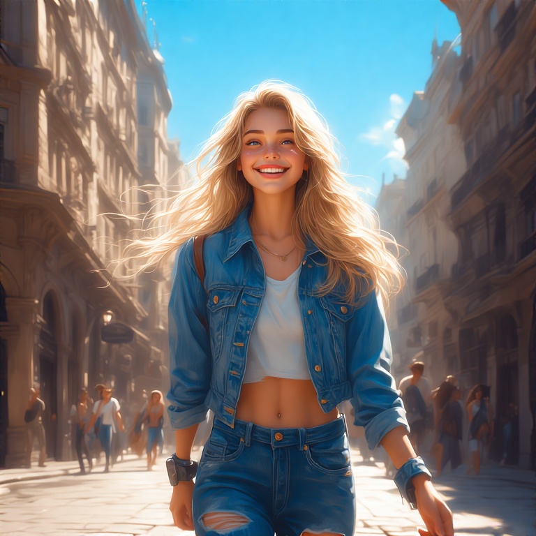 An-young-woman-walking-on-a-st-9