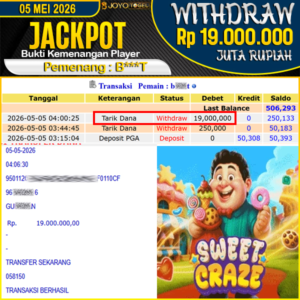 jackpot-permainan-pragmatic-play-sweet-craze-wd-19000000--dibayar-lunas-di-joyotogel