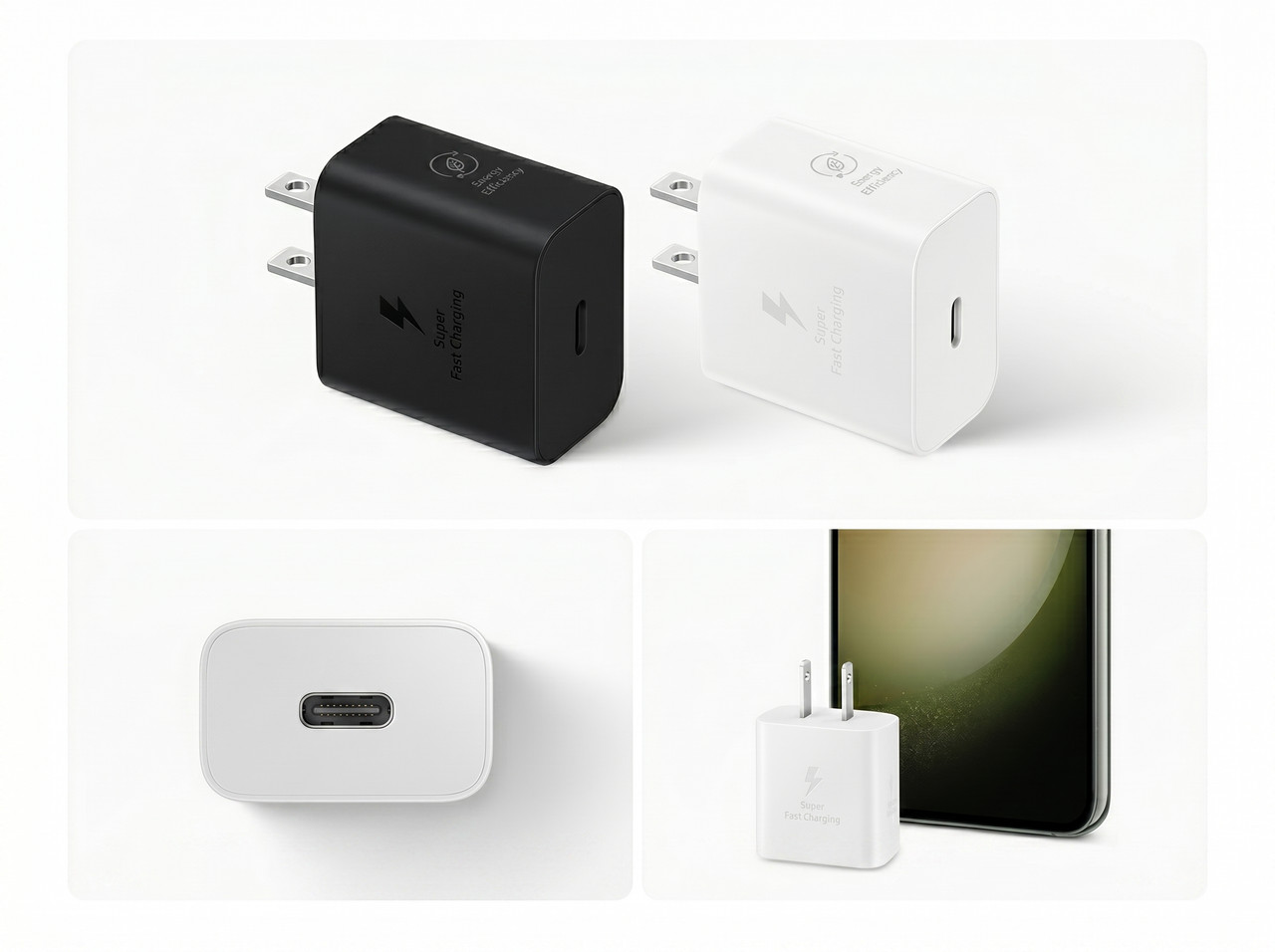 Adaptador de Corriente Samsung 25W PD frontal