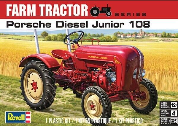 Porsche Diesel Tractor Revell-4485-Porsche-Diesel-Junior-108-Tractor-plastic