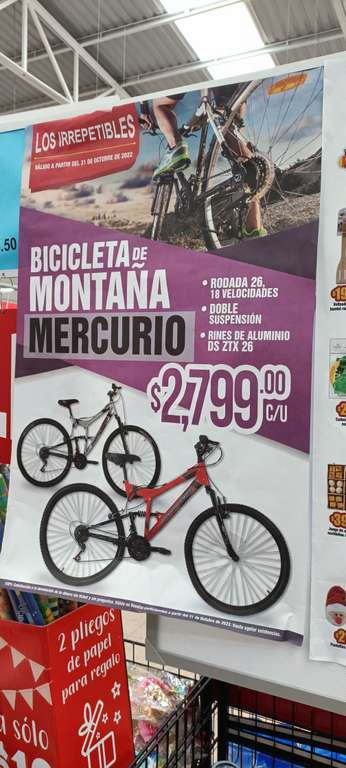 Bicicleta de Montaña Mercurio Tienda 3B 
