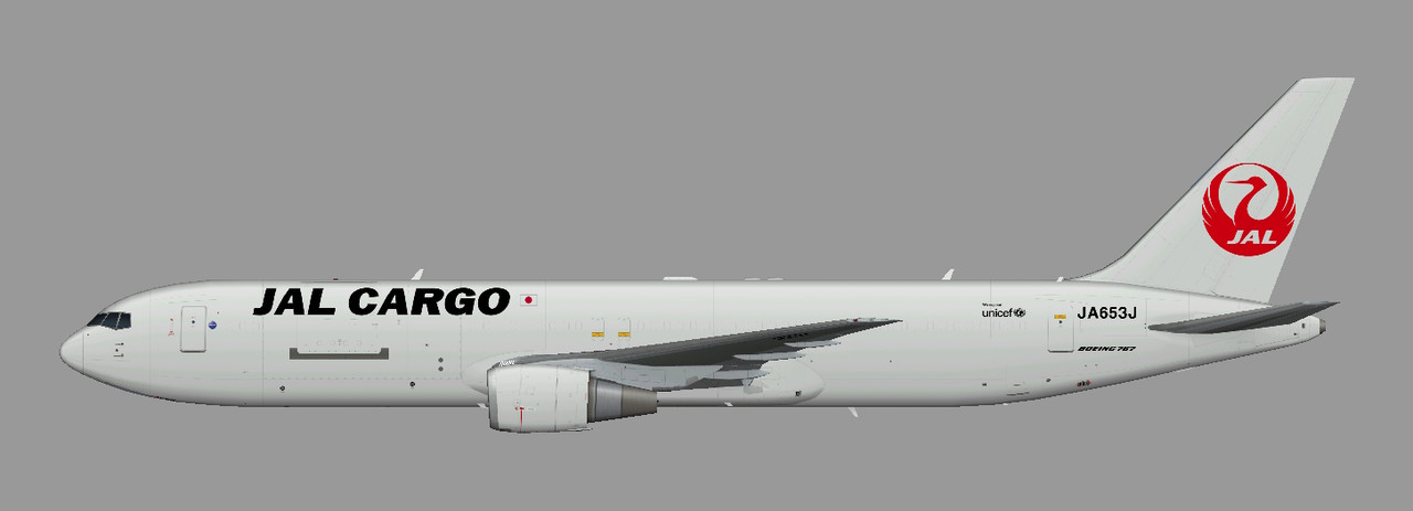 JAL CARGO B767-300ER(BCF) JA653J(JA653J Japan Airlines JAL CARGO B767-300ER(BCF) JA653J(JA653J Japan Airlines