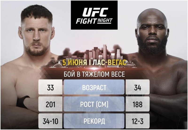 Волков и Розенструйк оглавиха UFC Fight Night 207