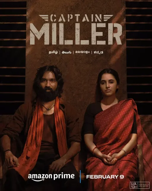 Captain Miller (2024) Dual Audio Hindi (Cleaned) WEB-DL H264 AAC 1080p 720p 480p ESub