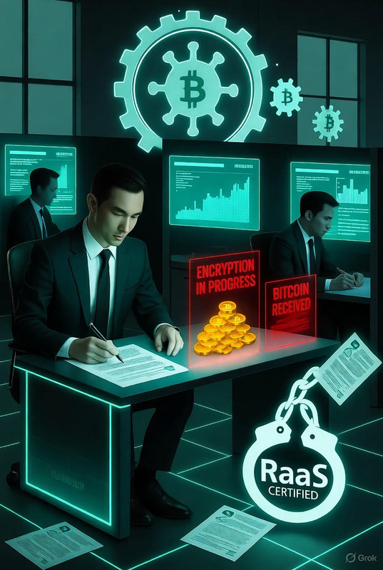 Franquia do Crime: Como o Ransomware Virou Negócio de Aluguel para Hackers