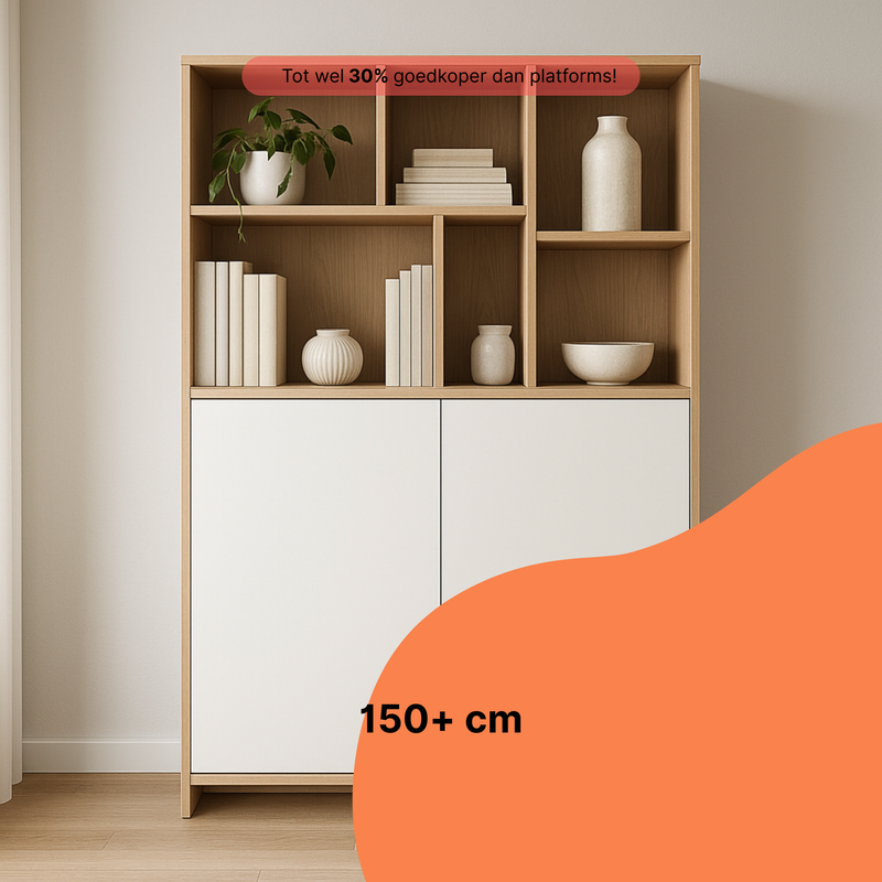 IKEA PAX kast — 2 elementen, inclusief kastinzetten en deuren, professioneel gemonteerd