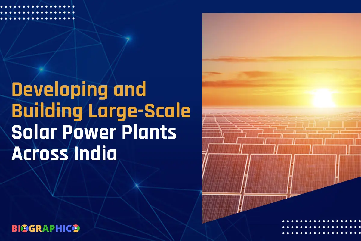 building large scale solar power plants