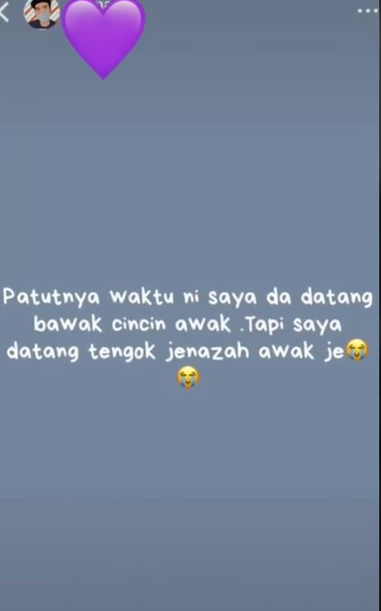 Kesedihan pria ditinggal pacar meninggal tepat di hari pertunangan