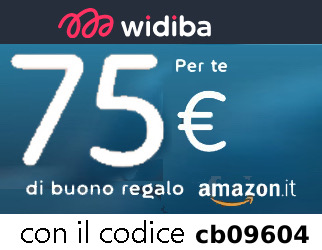 Conto Widiba - In regalo buono Amazon da 25 euro se presentati - scad.  21/10/2020