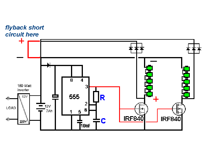 short circuit flyback solid state