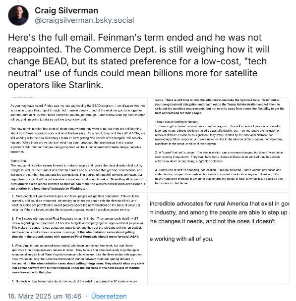 Feinman on Starlink
