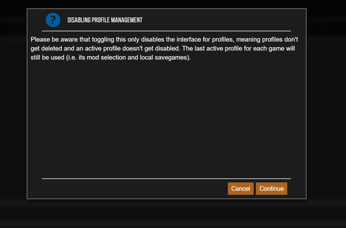 Vortex Disabled Profile Management Errors Vortex Support The Nexus Forums Vortex Disabled Profile Management Errors Vortex Support The Nexus Forums