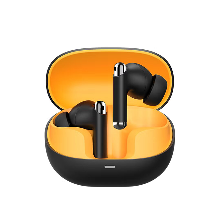 سماعات Rsilou R3008 (TW04) لاسلكية - صوت مخصص - بطارية 26 ساعة - بلوتوث 5.3 - أسود