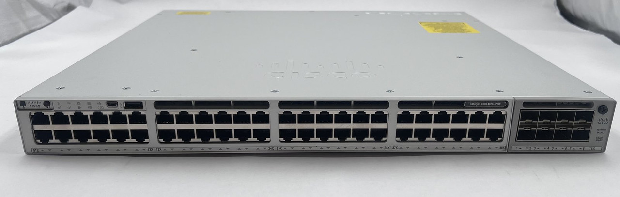 CISCO C9300-48UB-A CATALYST 9300 48-PT UPOE NETWORK GIGABIT SWITCH 2 ...