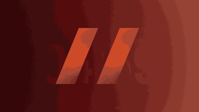 Countdown – Minimal Warm Gradient Slash Video Loop – 4K