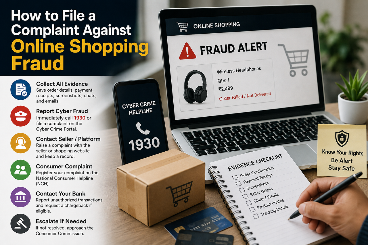 e a Complaint Against an Online Shopping Fraud in India