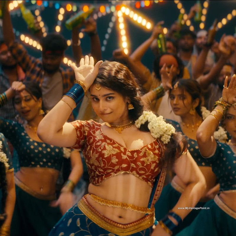 10 Ayesha Khan Hot Item Song MOTHA in Gangs of Godavari (2024)