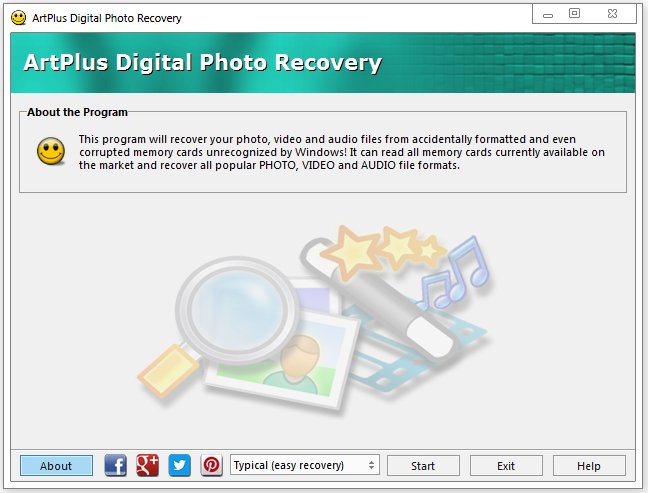 ArtPlus Digital Photo Recovery 7.2.9.220