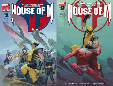 House of M #1-8 (2005) Complete