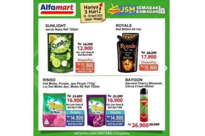 Katalog Promo Alfamart 16-18 April 2021 
