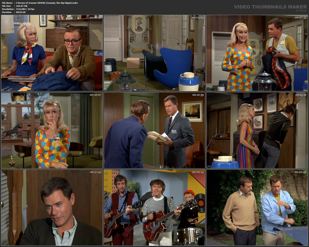I Dream of Jeannie S03E06 (Jeannie, the Hip Hippie).mkv